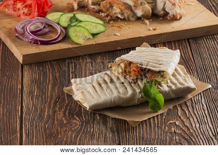 Fast Food. Eastern Food. Shish Kebab, Lyulya-kebab, Shaverma, Pita Gyros, Shawarma. Street Food. Sha