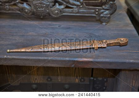 Hand Forged Pirate Cutlass, An Elegant Weapon From A More Brutal Age. Sword
