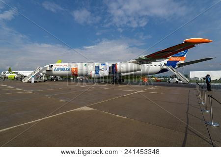 Berlin, Germany - April 26, 2018: The Prototype Of The Aircraft Project Blade (breakthrouh Laminar A