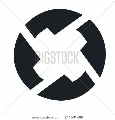 0x Crypton Coin Currency Illustration Blockchain Digital