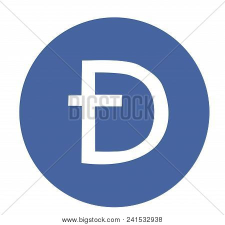 Dashcoin Crypton Coin Currency Illustration Blockchain Digital