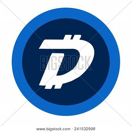 Digibyte Crypton Coin Currency Illustration Blockchain Digital