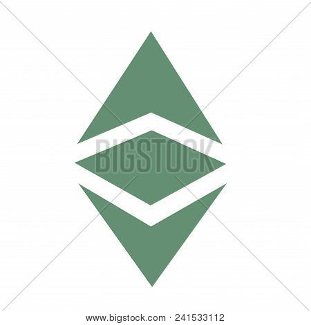 Ethereum Classic Crypton Coin Currency Illustration Blockchain Digital