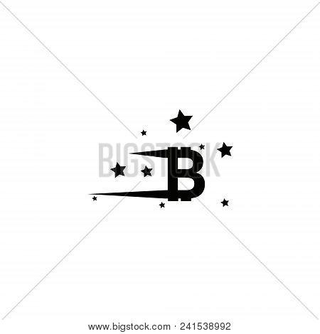 Bitcoin Coin With Fast Speed Motion Lines. Abstract Falling Bitcoin- Black Shooting Bitcoin With Ele
