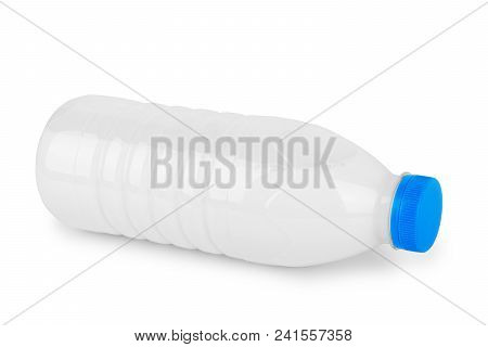 Bottle Of Milk Isolated On White Background