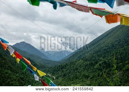 Landscape On The Sichuan Highway In China