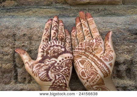 Mehandi บนปาล์ม