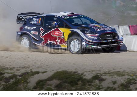 Portugal, May 18, 2018: Sebastien Ogier Of France And Julien Ingrassia Of France Compete In Their M-