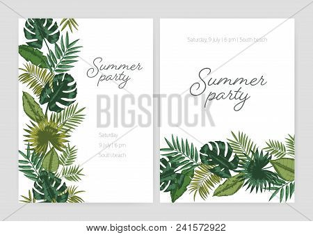set summer party vector photo free trial bigstock