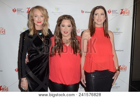 LOS ANGELES - MAY 17:  Chynna Phillips, Carnie Wilson, Wendy Wilson at the 3rd Annual Rock The Red Music Benefit at the Avalon on May 17, 2018 in Los Angeles, CA