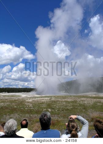 Old Faithful mensen