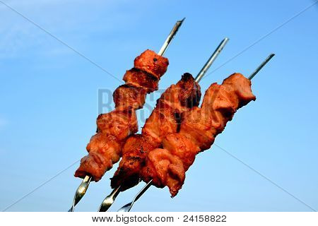 อร่อย shish kebab
