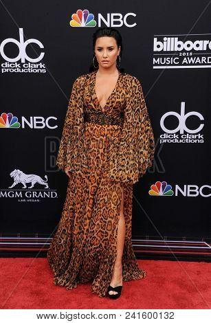 Demi Lovato at the 2018 Billboard Music Awards held at the MGM Grand Garden Arena in Las Vegas, USA on May 20, 2018.