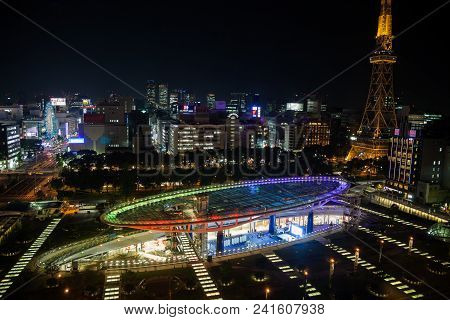 Nagoya, Japan - June 17, 2016 : Oasis 21 In Nagoya A Shopping Complex Nearby Nagoya Tower., Its Larg