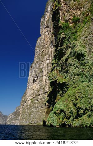 Inside Sumidero Canyon Near Tuxtla Gutierrez In Chiapas, Mexico