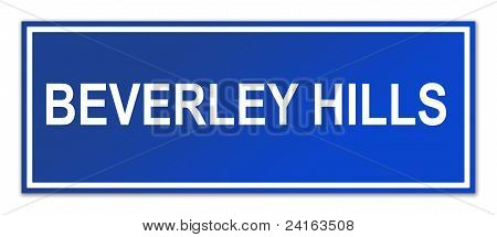 Beverley Hills Straßenschild