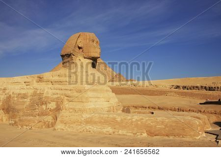 View Of The Sphinx Near Cairo, Egypt