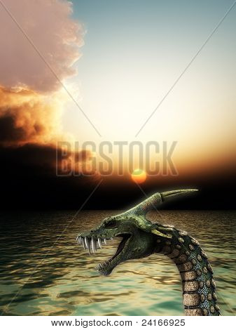 Sea Snake Monster