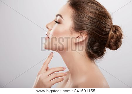 Close Up Photo Of Beautiful Girl