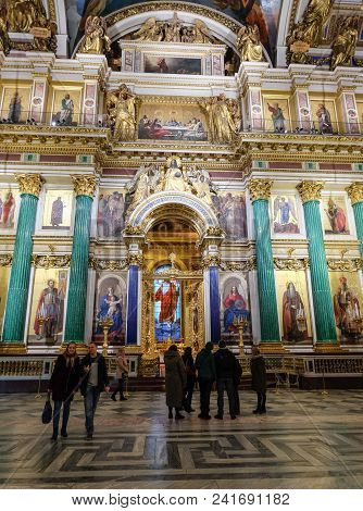 Interior Of Saint Isaac Cathedral