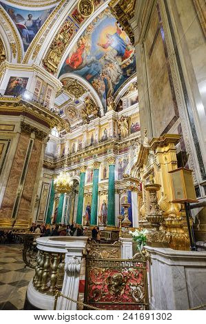 Interior Of Saint Isaac Cathedral