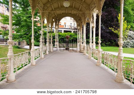 Spring in Karlovy Vary. Czech Republic