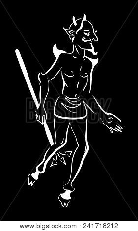 The Illustration With The Male The Demon.