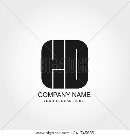 Initial Letter Ko Logo Design Vector Template
