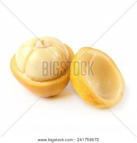 Rambeh Tropical Fruit Isolated On A White Background.