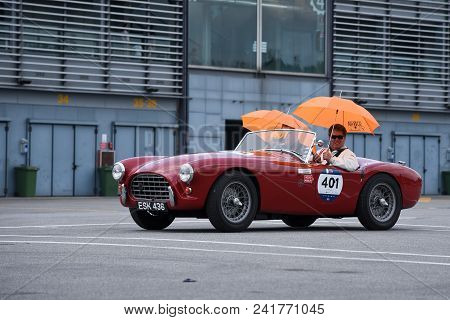 Monza, Italy - May 19 : Old Racing Car In Rally 