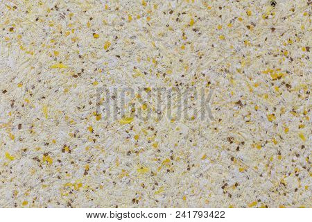 Colorful Yellow-brown Background Of Modern Materials. Background Of Threads With Green And Yellow Sp