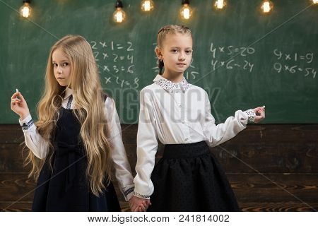 Kids Struggle When They Do Homework So They Need Tutor. Learning At Home. Lesson With Qualified Priv