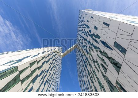 Copenhagen, Denmark - May 22, 2018: Ac Bella Sky Hotel, Convention And Congress Center In Orestad Di