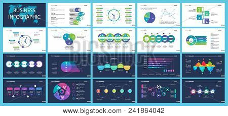 Business Inforgraphic Design Set For Management Concept. Can Be Used For Business Project, Annual Re