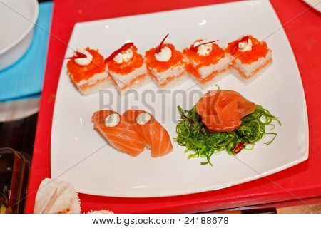 Sushi sul tavolo