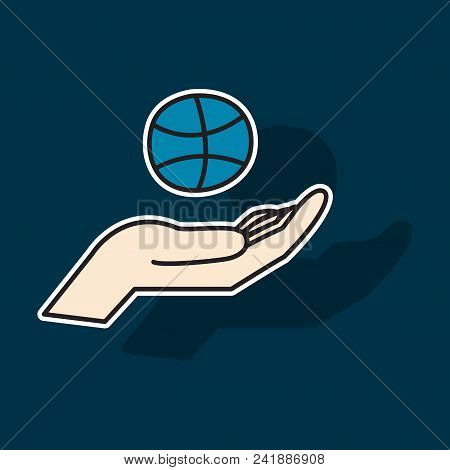 Sticker Unusual Look Dribbble Social Media Icon . Social Network For Designers