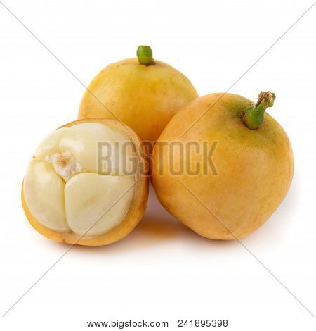 Rambeh Tropical Fruit Isolated On A White Background