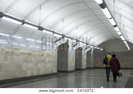 Station der Metro Moskau