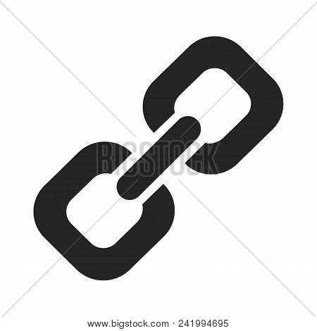 Link Icon Simple Vector Sign And Modern Symbol. Link Vector Icon Illustration, Editable Stroke Eleme