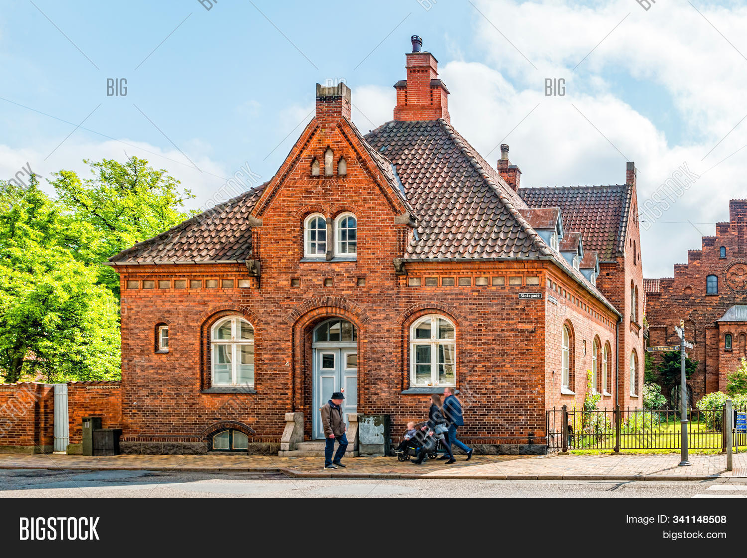 Old Brick House Odense Image Photo Free Trial Bigstock