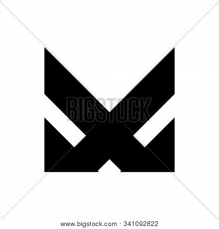 X, Xm, Vm, Vxm Initials Company Logo