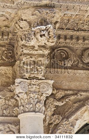 Della Marra palace. Barletta. Puglia. Italien.