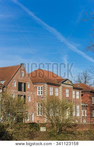 Historic Government Buildings In The Center Of Jever, Germany
