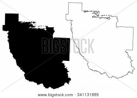 Clark County, Arkansas (u.s. County, United States Of America,usa, U.s., Us) Map Vector Illustration
