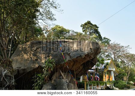 Saraburi Thailand December 23, 2019 : Pha Sadet Railway Station In 1896 King Chulalongkorn The Great