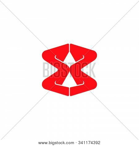 Letter 3b 3d Simple Abstract Logo Vector