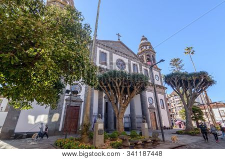 Cathedral Of San Cristobal De La Laguna Neogotico In Its Main And Neoclassical Corps In The Remedios