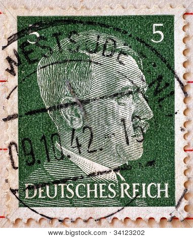 Adolf Hitler บนแสตมป์