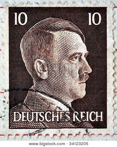 Adolf Hitler บนแสตมป์