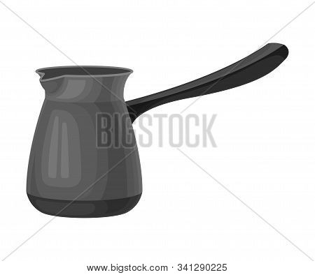 Realistic Jezve For Brewing Coffee Vector Illustrated Item